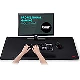 HAVIT Verlängertes Gaming Mauspad / Computer-Unterlage, gaming mouse pad Unterseite mit Anti-Rutsch-Beschichtung, extra groß für Gamer (900 x 400 x 3 mm) (MP855)