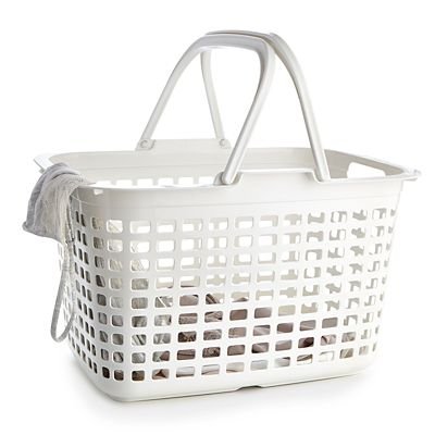 Lakeland Wäschekorb, leicht transportierbar,Polypropylen, bis 25kg, 45×31,5x27cm - 3
