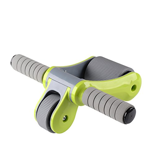 GANZTON Abdominal Trainer Bauchtrainer Dreieckstütze Design Abdominal Roller Ab Trainer Rad Wheel Core Abdominal Bauchroller Workout Fitness Exerciser Mit Kniepolster für Body Fitness Krafttraining Yoga Gymnastik