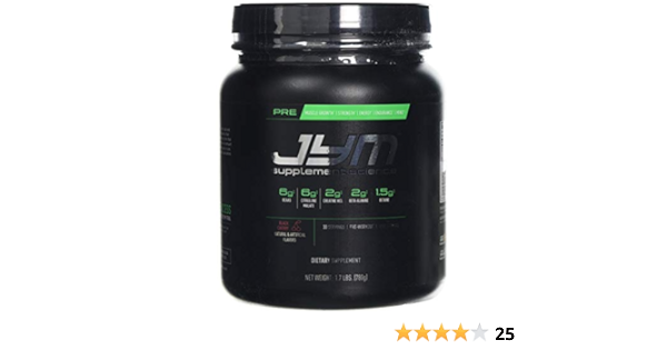 JYM Supplement Science Pre Black Cherry Supplement, Pack of ...
