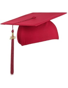 Lierys Doktorhut (Studentenhut) mit 2018 Jahreszahl Anhänger, Hut für Abschlussfeiern vom Studium, Universität...