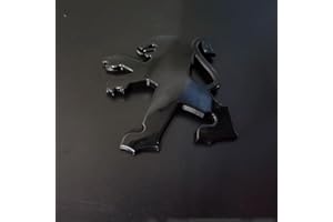 NURCIX Voiture 3D Métal Emblème carrosserie, pour Peugeot 301 308 408 508 2008 3008 4008 Tronc Lettres Autocollant Logo Sticker Signe Accessoires de décoration,C