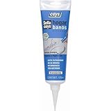 Cuenta con anti-moho Ceys 505557 - Tubo 125Ml.Silicona Transparente 505557