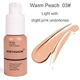 This foundation has a powerful concealer effect, which can effectively cover freckles, fine lines and scars.