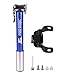 Produktbild Pro Star Portabel Mini Fahrradpumpe Minipumpe Ballpumpe Luftpumpe Handpumpe Schrader Presta Blau- Lebenslange Garantie
