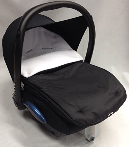 Universal Car Seat Footmuff To Fit Maxi Cosi Pebble Cabrio Off White