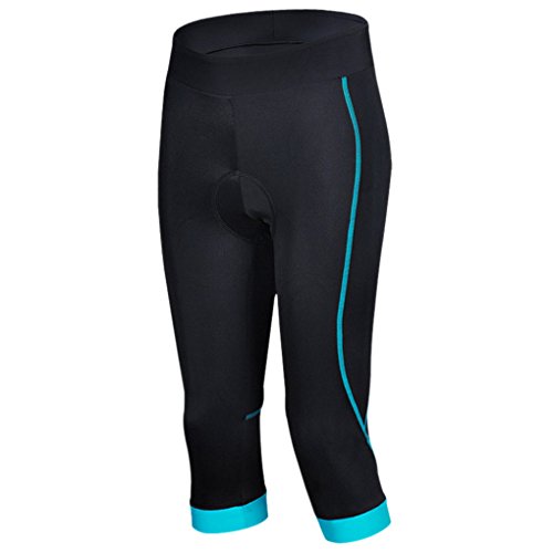 Panegy Damen Frauen Mädchen Radfahren Reiten GEL gepolsterte Shorts Fahrradbekleidung Capri Hose Strumpfhose