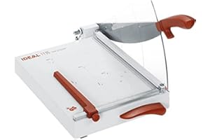 Matériel de coupe IDEAL 1135, cisaille, coupeuse de papier jusqu'au DIN A4 (304 x 385 mm, longueur de coupe 350 mm, capacité de coupe 25 feuilles)