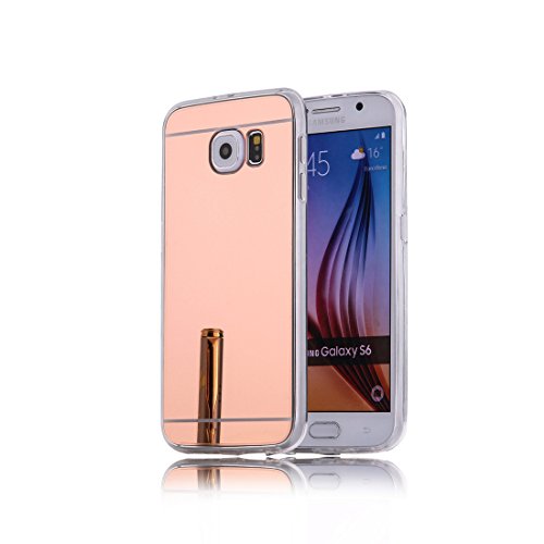DBIT Galaxy S6 Funda Gel Espejo TPU Silicona Ultra delgado Protecci n Funda Durable Estuche Carcasa Case para Samsung Galaxy S6 Rose Oro reviews DBIT Galaxy S6 Funda Gel Espejo TPU Silicona Ultra delgado Protecci n Funda Durable Estuche Carcasa Case para Samsung Galaxy S6 Rose Oro