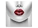 Produktbild Bild Leinwandbilder Canvas Sexy rote Lippen Schönes Modell A05337 Größe 80 x 80 cm