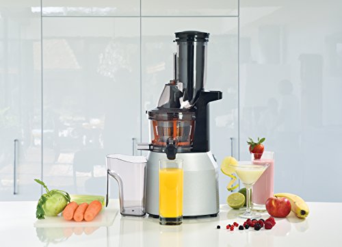 Solis Entsafter, Für Saft, Smoothie oder Dessert, Ganze Früchte, Hartes und weiches Obst und Gemüse, Kaltpresstechnologie, Multi Slow Juicer XXL (Typ 862) - 7