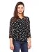 Vvoguish Printed Polyester Black Top-VVTOP684BLKPRNT RS.249.00