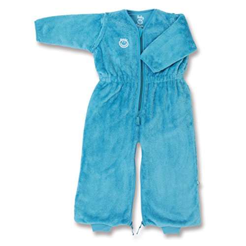 Baby Boum Unisex Baby 85cm Long 3-in-1 Sleeping Bag and Jumpsuit with Removable Sleeves Jade Green 6-24 months