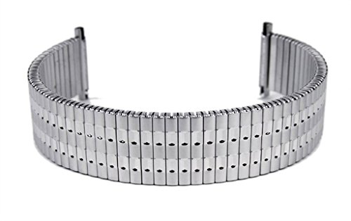 Flexband Zugband Ersatzband Edelstahl Band 18mm - 20mm 23594 Flexband Zugband Ersatzband Edelstahl Band 18mm - 20mm 23594