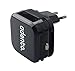 Produktbild 2 in 1 USB Ladegerät | mehrfach Ladegerät für im Auto und Zuhause | Adapter geeignet für iPhone, iPad, Samsung und weitere | 100 - 240V, Reise, Handy | Original Adento, Schwarz