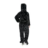 Kostümplanet® Gorilla-Kostüm Damen Overall Gorilla lustiges Damenkostüm Faschingskostüm Größe 46/48 - 