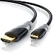Produktbild CSL - 5m Micro HDMI Kabel 2.0 / 1.4a Ultra HD / Full HD / HD Ready / 3D / Ethernet | 1080p / 2160p / 4k | 3 fach geschirmt | schwarz | 5,0m (Meter)