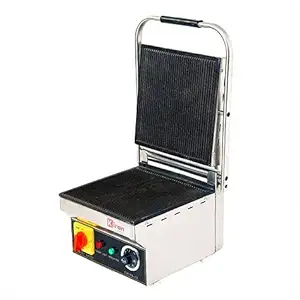 Kiran Enterprise Premium 2 Step Body - 4 Slice Electric Commercial Sandwich Maker Grill (Multicolor)