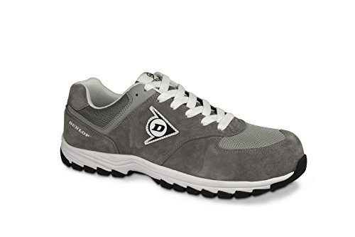 Dunlop Flying Arrow | Zapatos de Seguridad | Calzado de Trabajo S3 | con Puntera | Ligero y Transpirable | Grigio | Talla 46