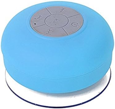 MOKE Mini Wireless Waterproof Bluetooth 3.0 Handsfree Portable Mic Shower Speaker (Blue)