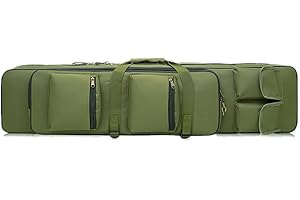 ‎TENTHOME TentHome Angeltaschen Rutentaschen 3 Kammern Rutenfutteral Angelkoffer Angelrutentasche 3 Fächer Rollen Fishing Rod Tasche 120cm Grün