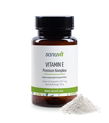 Preisvergleich Produktbild Vitamin E Premium Komplex - 60 veg. Kapseln