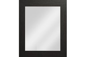 Frame Company Watson Range Framed Mirror – Black, 20x16-inches, Wood, 20 x 16 Inches