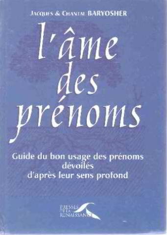 couverture de : L'&acirc;me des pr&eacute;noms