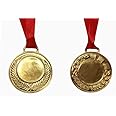 Trophy House Medal (Golden, 2 Inch) - Pack of 25