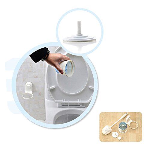 CathayBest Toilettenbürste und Halter Set Plastik - 6