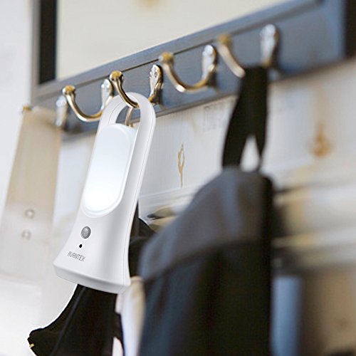 AVANTEK Nachtlicht mit Bewegungsmelder und Dualsensor, Taschenlampe Notlicht mit eingebautem Akku für Zimmer, Stromausfall und Autoreisen - 8
