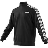 sudadera adidas vintage hombre Stand-up collar adidas E 3s TT Tric Sweatshirt, Hombre, Black/White, L