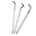 Produktbild ROSENICE 3pcs Aluminiumlegierung Kugelschreiber Golfclub Kugelschreiber Geschenk-Set