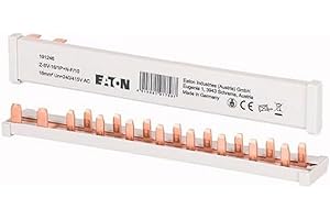 EATON Z-SV-16/1P+N-F/10 - BARRETTE DE PONTAGE HORIZONTALE - GRIS - 16 MM² - 63 A - DISJONCTEURS PH/N - 10 Modules