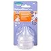 Lansinoh mOmma Natural Wave Fast Flow Teats (Pack of 2)
