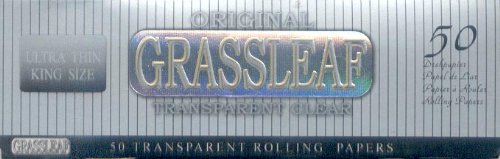 Grassleaf King Size Transparentes Zigarettenpapier – 5 Packungen x 50 Blätter von Trendz - 2