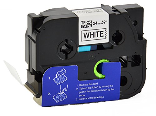 5x Schriftband kompatibel für Brother TZ251 TZ-251 24mm SET - 3