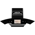 Beyond Appliances Asteria 90cm 1408m³/hr, Filterless Autoclean Curved Kitchen Chimney with Smart Screen & Speakers (Touch Control, Black)