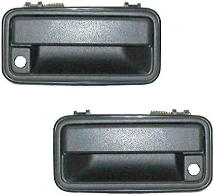1995 1996 1997 1998 1999 2000 Black Outside Front Drivers Side Left Hand and Passengers Side Right Hand Pair Chevy Pickup Handles for Chevrolet Exterior LH and RH Pair 95 96 97 98 99 00 by Jkdautoparts