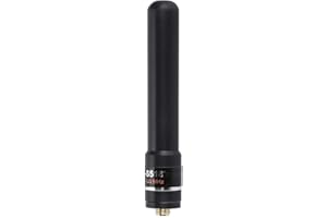 MAGT Antenna Radio Antenne Radioamatori per Baofeng UV-5R, 8 cm Doppia Banda con Segnale Stabile con SMA Femmina Corte