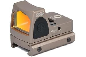 FIRECLUB Airsoft RMR style Mini Red Dot Sight Sand w/Side ON/OFF switch