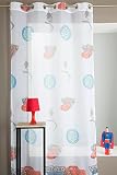 Kinderzimmer Gardine Mit Cars Motiv 145 X 280 Weiß