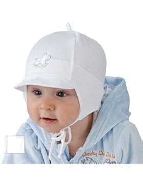 Babymütze für Jungen weiß 1681