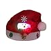Produktbild Led Mütze,Led Hüte Partyhut,Geburtstag Hut Wintermütze Weihnachtsmütze als Geschenk,Funny Mütze für Party,Geburtstag Weihnachtsmütze: Singende und tanzende Nikolausmütze(12 Stück)