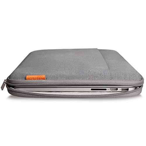 Inateck 13,3 Zoll Macbook Air/ Pro Retina Sleeve Hülle Ultrabook 33,8-cm-Laptop Tasche Speziell für 13,3″ Apple Macbook Pro Retina und Macbook Air, Dunkelgrau - 6