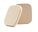KOOBA Face Powder Puff Makeup Blender Square Primer Sponges for Cosmetic Flawless Foudation 2pcs with 1 Case