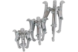 NEILSEN Juego de herramientas de extracción de polea de 3 patas con rodamiento de 75 mm, 100 mm y 150 mm. Para uso interno y externo.