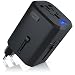 Produktbild CSL - Reiseadapter inkl. USB Ladestation / Universal Ladegerät | Reise Steckdosen Adapter / Reisestecker | für über 140 Länder u.a. USA / China / Japan / Australien / Kanada / Europa uvm.