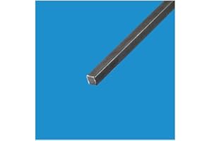Commentfer - Fer carré plein laminé acier 8x8 mm Longueur - 1 metre