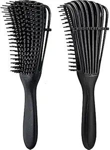 Beaute Secrets 1 Pc Detangler Hair Detangler Brush ? Wet or Dry Hair Detangling Brush and Comb For Curly, Wavy or Straight Hair ? Pain Free, Ergonomic Handle - For Kids and Adults